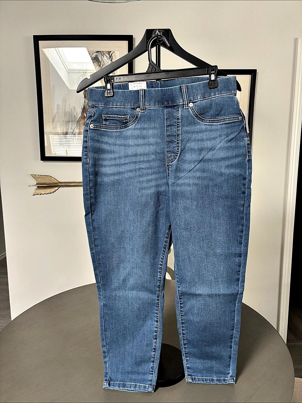 Time and Tru Capri High Rise Blue Jeans Size Medium